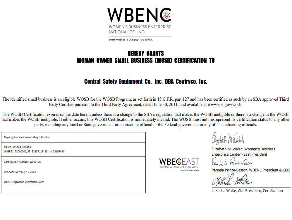 WOSB Certificate 2023